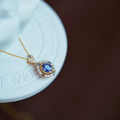 Celeste Royale Pendant Necklace | Gold Maya Henry Jewelry