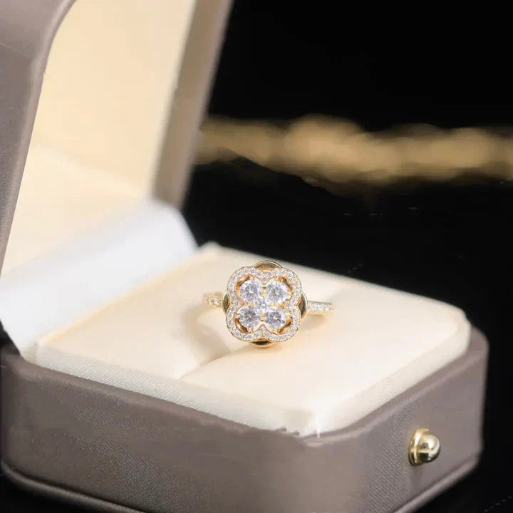 Caelina Viridia Ring | Gold Maya Henry Jewelry