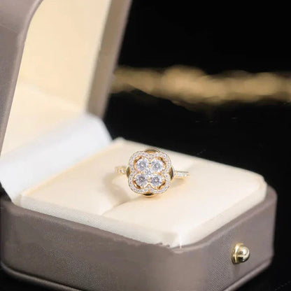 Caelina Viridia Ring | Gold Maya Henry Jewelry
