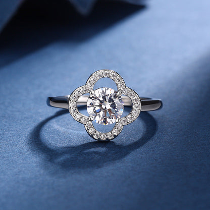 Aria Clover Charm Set | White Gold Maya Henry Jewelry