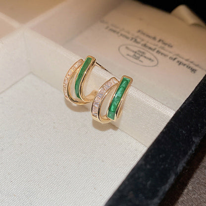 Chloé Feuillage Earrings | Gold Maya Henry Jewelry