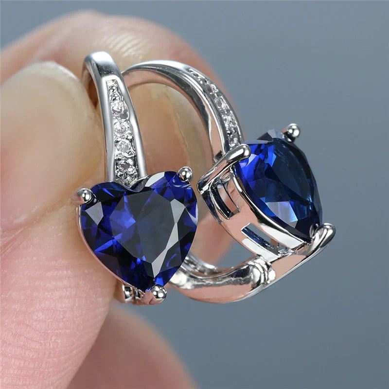 Lunara Cerestelle Earrings | White Gold Maya Henry Jewelry
