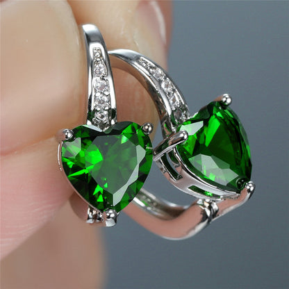 Lunara Greystelle Earrings | White Gold Maya Henry Jewelry