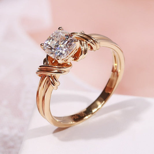 Knotted Band Statement Ring | Gold Maya Henry Jewelry