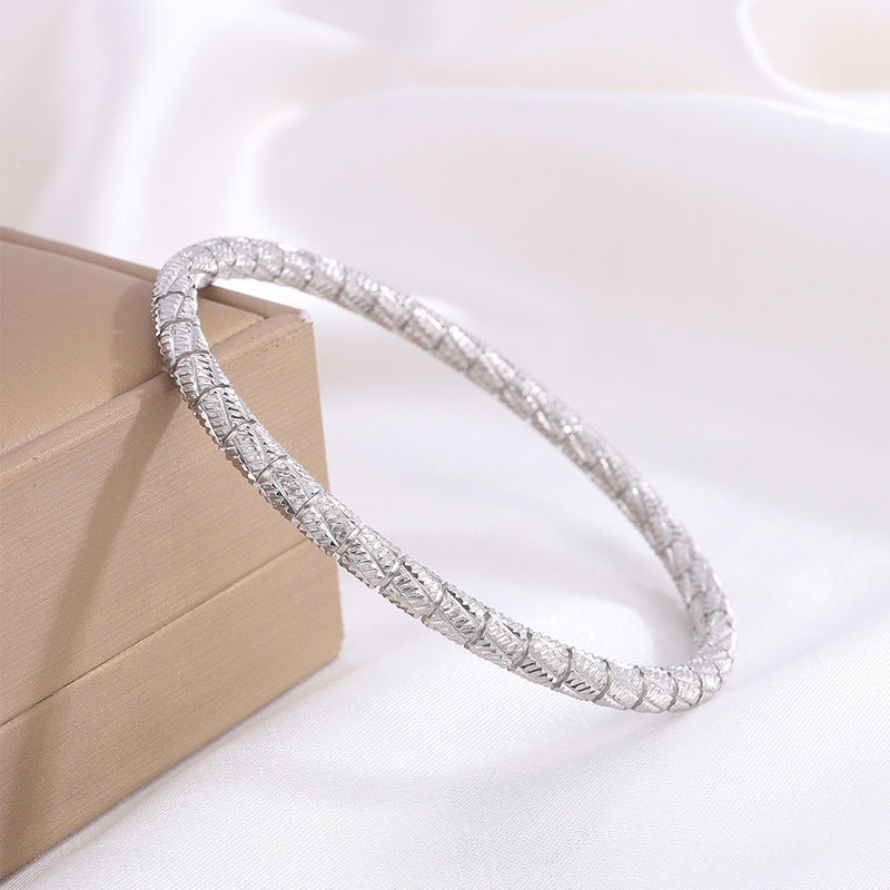 Isavetta Bruni Bracelet | White Gold Maya Henry Jewelry