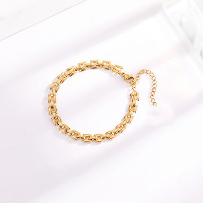 Timepiece Chain Bracelet | Gold Maya Henry Jewelry