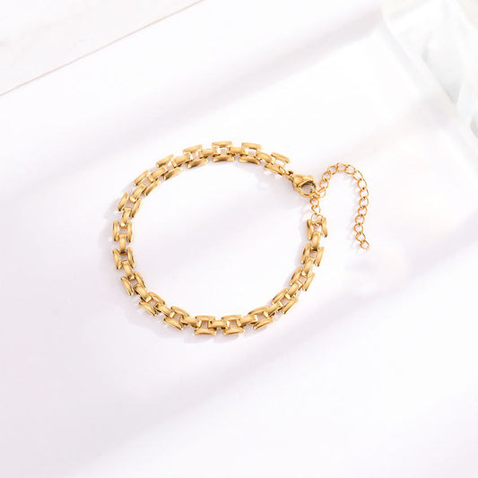Timepiece Chain Bracelet | Gold Maya Henry Jewelry