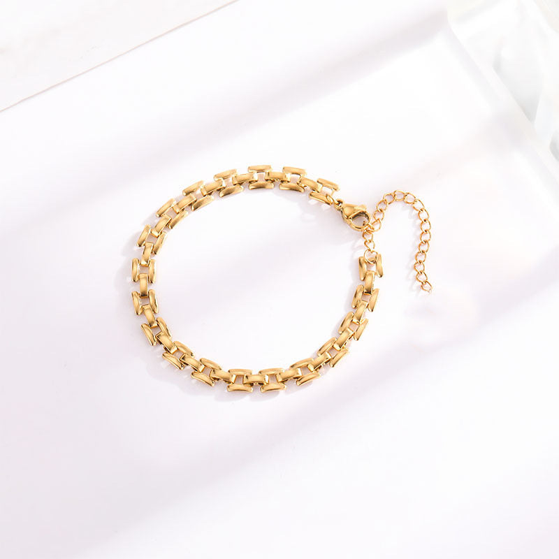 Timepiece Chain Bracelet | Gold Maya Henry Jewelry