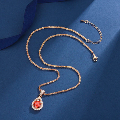 Crimson Champagne Set Maya Henry Jewelry