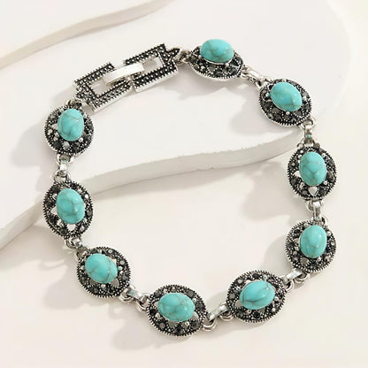 Corvelle Noble Emblem Bracelet | White Gold Maya Henry Jewelry