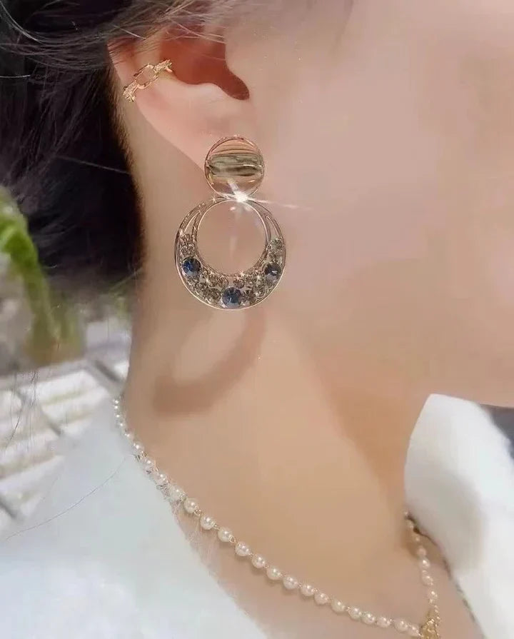 Valeria Lunaris Earrings | Gold Maya Henry Jewelry