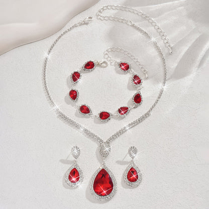 Thalira Bloodwynne Jewelry Set | White Gold Maya Henry Jewelry