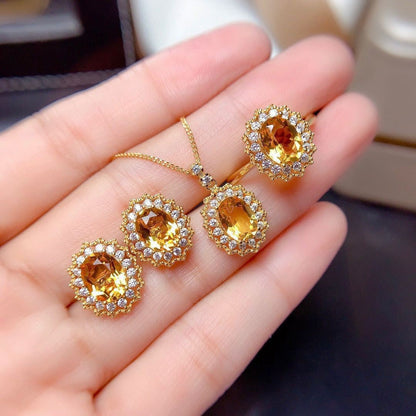 Solenne Vireya Set | Gold Maya Henry Jewelry