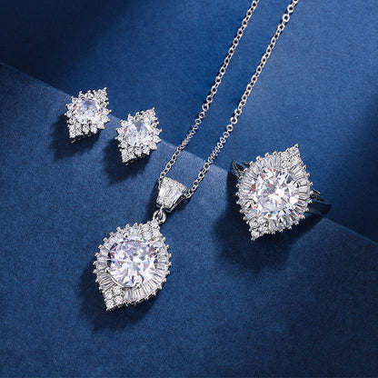 Aria Gaze Set | White Gold Maya Henry Jewelry