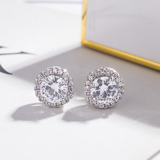 Solea Spark Earrings | White gold Maya Henry Jewelry