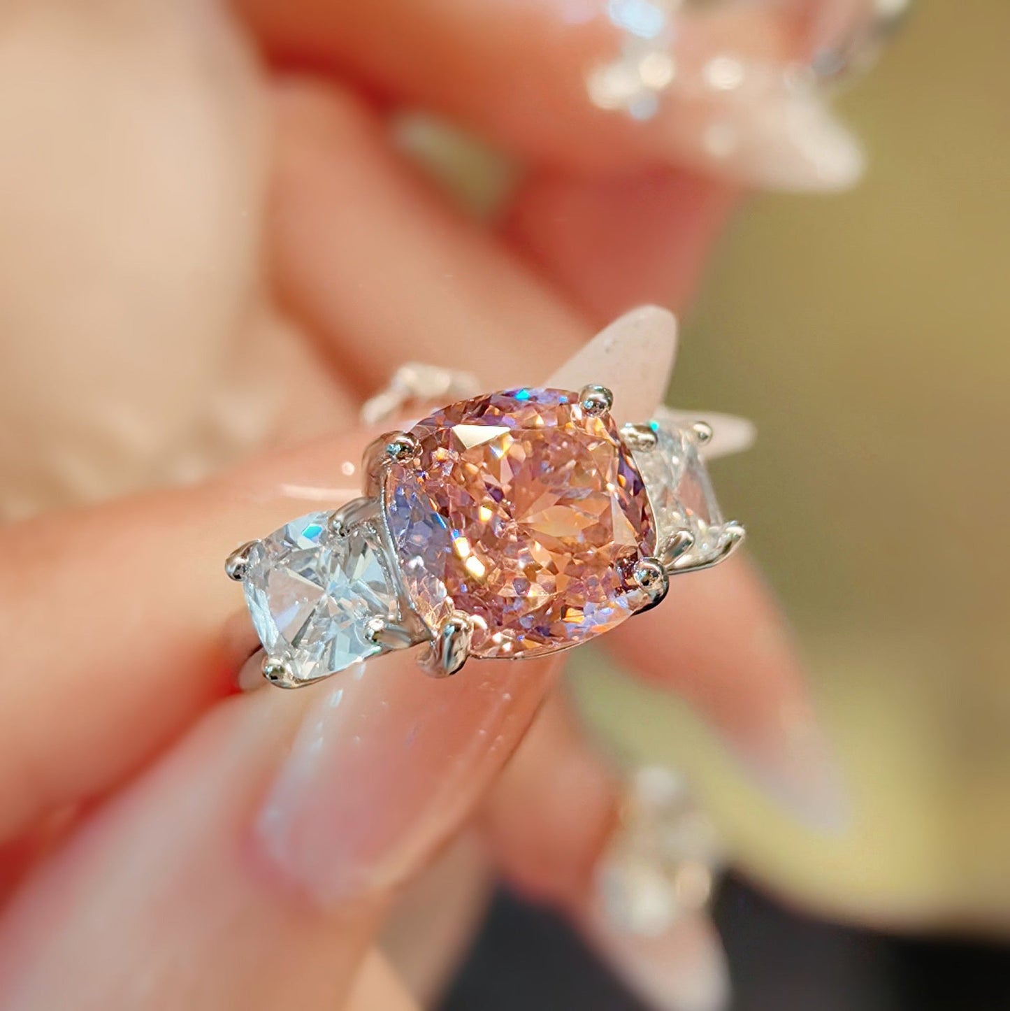 Adeline Rosetta Set | White Gold Maya Henry Jewelry