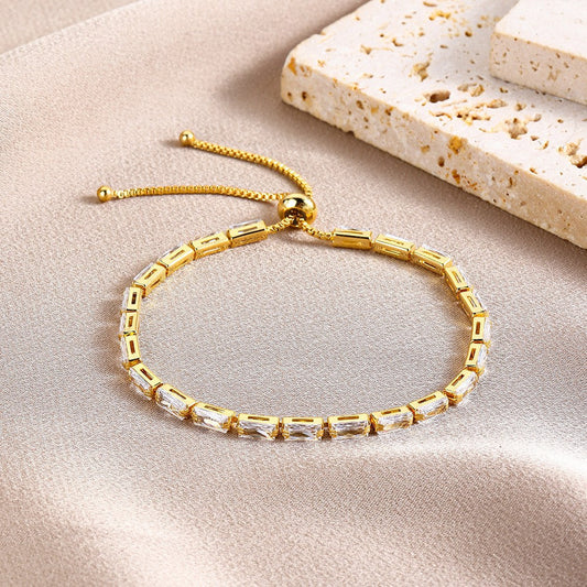 Horizen Tennis Bracelet | Gold Maya Henry Jewelry