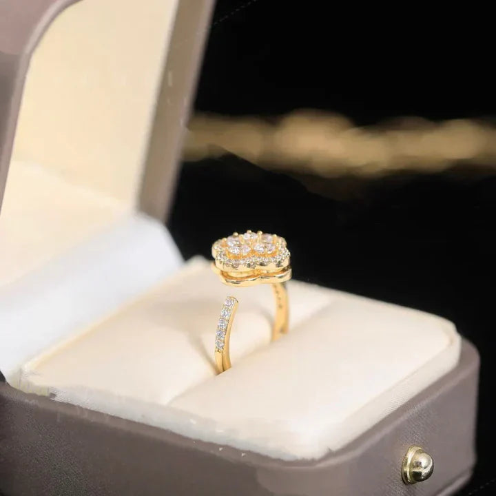 Caelina Viridia Ring | Gold Maya Henry Jewelry