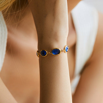 Seraphyne Glacienne Bracelet | Gold Maya Henry Jewelry