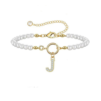 Auden Clé Letter Bracelet | Gold Maya Henry Jewelry