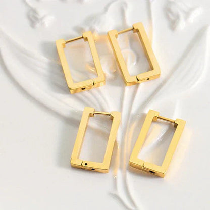 Terrafin Geometrica Earrings | Gold Maya Henry Jewelry