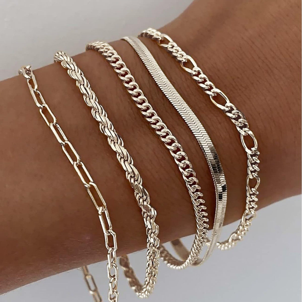 Ellis Renner Bracelet Set | White Gold Maya Henry Jewelry