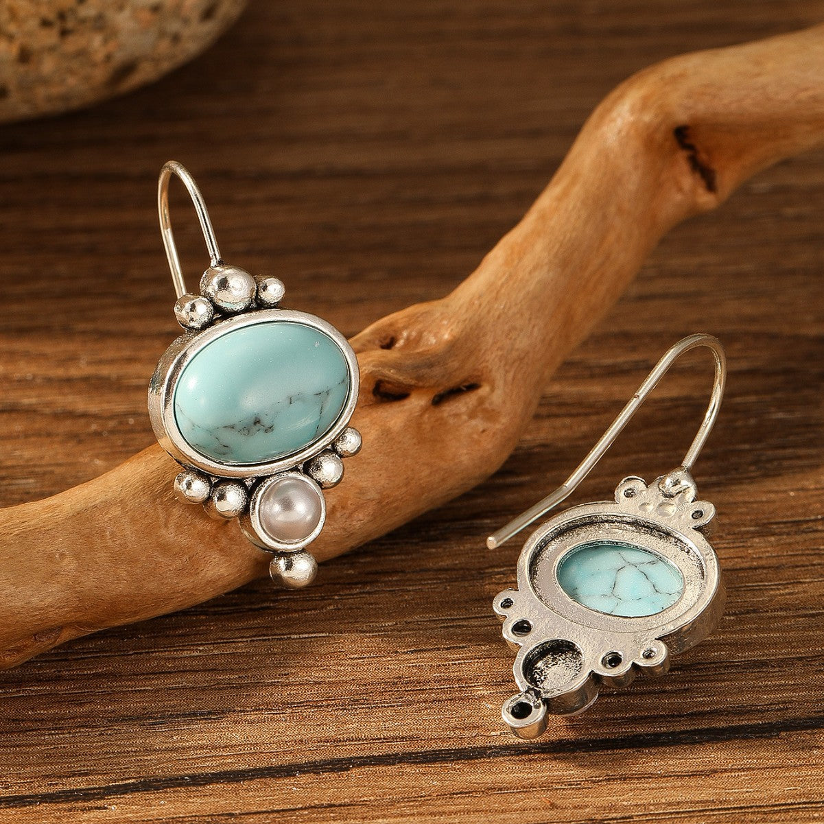 Briselle Shorelight Earrings | White Gold Maya Henry Jewelry