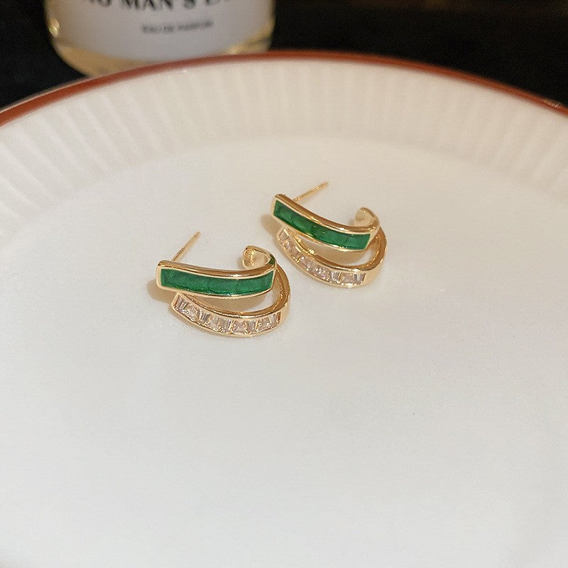 Chloé Feuillage Earrings | Gold Maya Henry Jewelry