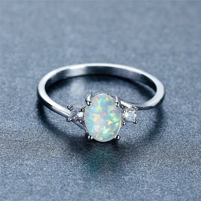 Opal Embrace Ring | White Gold Maya Henry Jewelry