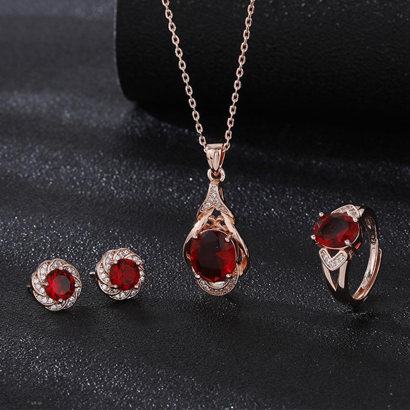 Elysia Roseray Set | Rose Gold Maya Henry Jewelry