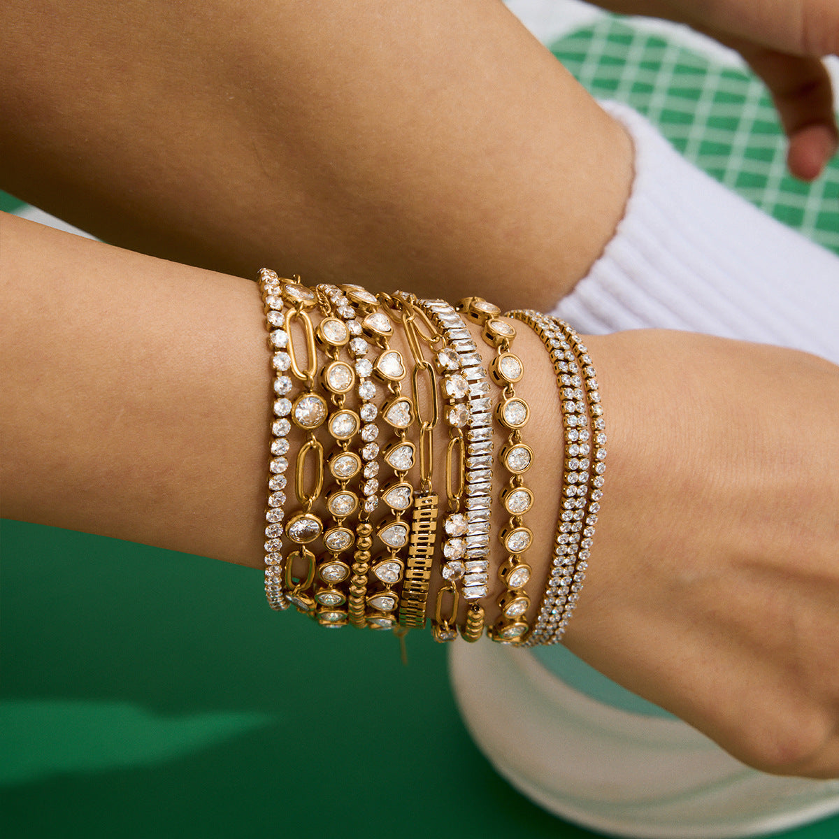 Sola Maroux Bracelet Set | Gold Maya Henry Jewelry