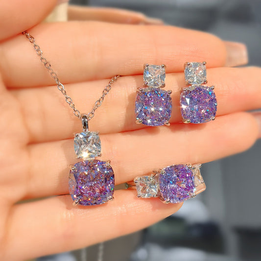 Adeline Violetta Set | White Gold Maya Henry Jewelry