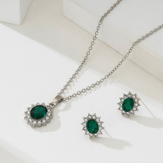Katya Smeryn Jewelry Set | White Gold Maya Henry Jewelry