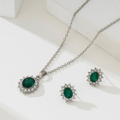 Katya Smeryn Jewelry Set | White Gold Maya Henry Jewelry