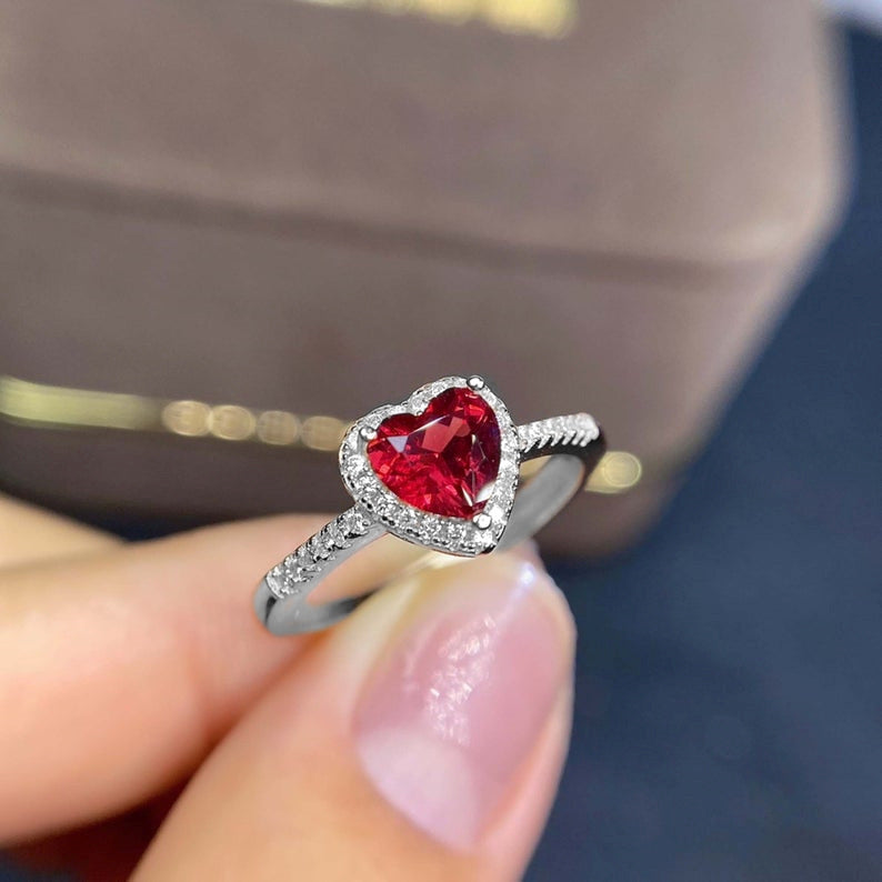 Delara Carmessia Ring | White Gold Maya Henry Jewelry