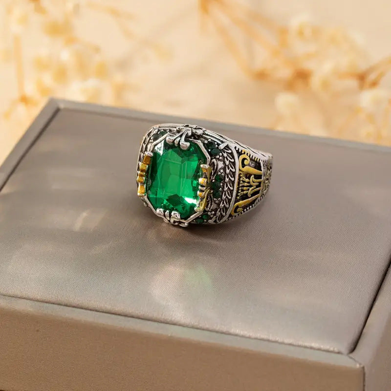 Klara Emerin Ring | Mixed Gold Maya Henry Jewelry
