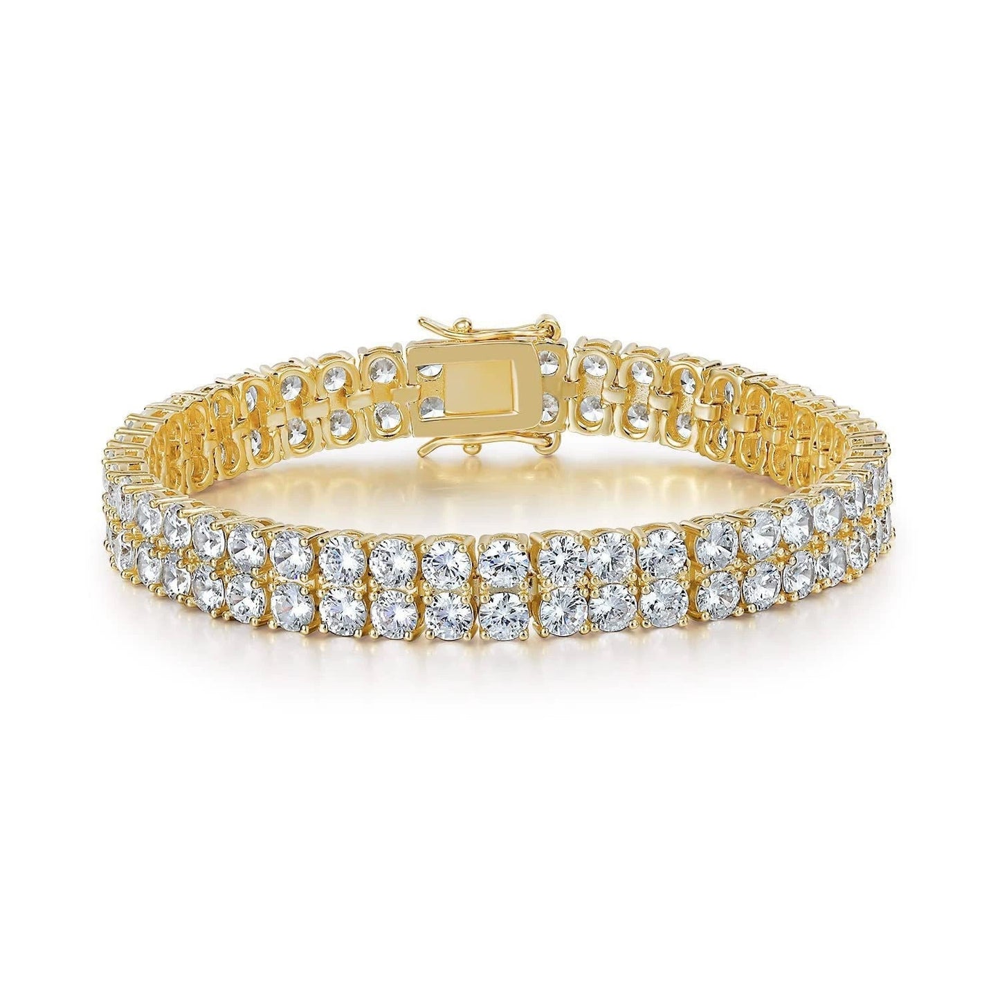 Double Row Tennis Bracelet | Gold Maya Henry Jewelry