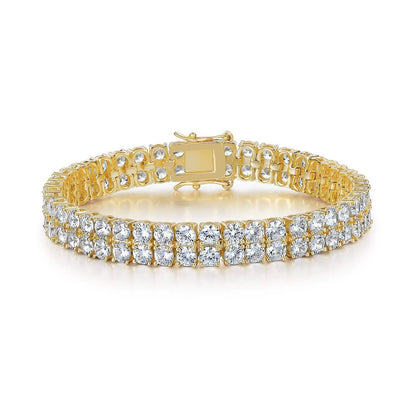 Double Row Tennis Bracelet | Gold Maya Henry Jewelry