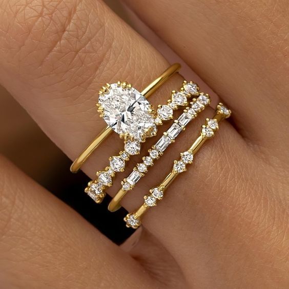 Solène Viremont Ring Set | Gold Maya Henry Jewelry