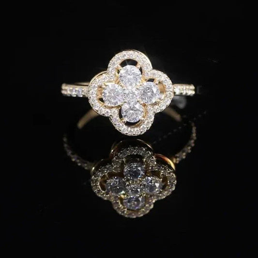 Caelina Viridia Ring | Gold Maya Henry Jewelry