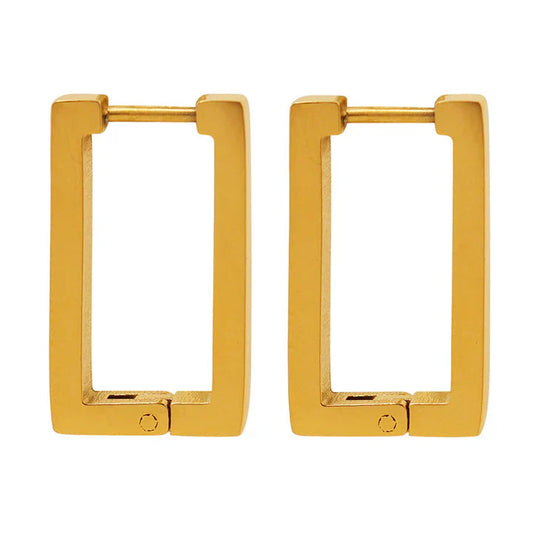 Terrafin Geometrica Earrings | Gold Maya Henry Jewelry