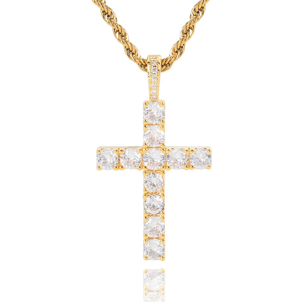 Cross necklace | Gold Maya Henry Jewelry