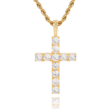 Cross necklace | Gold Maya Henry Jewelry