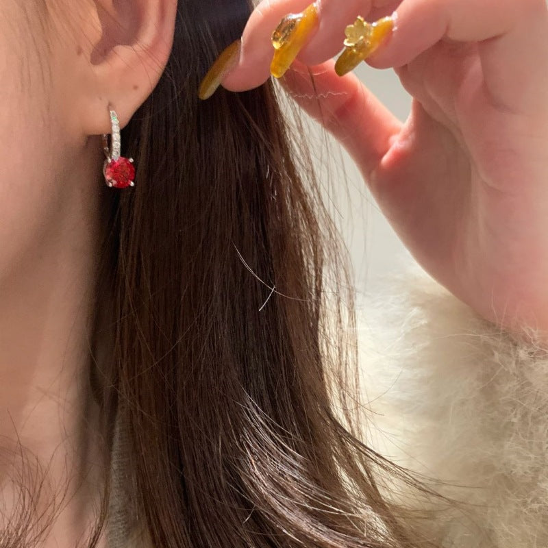 Celira Orvane Earrings | White Gold Maya Henry Jewelry