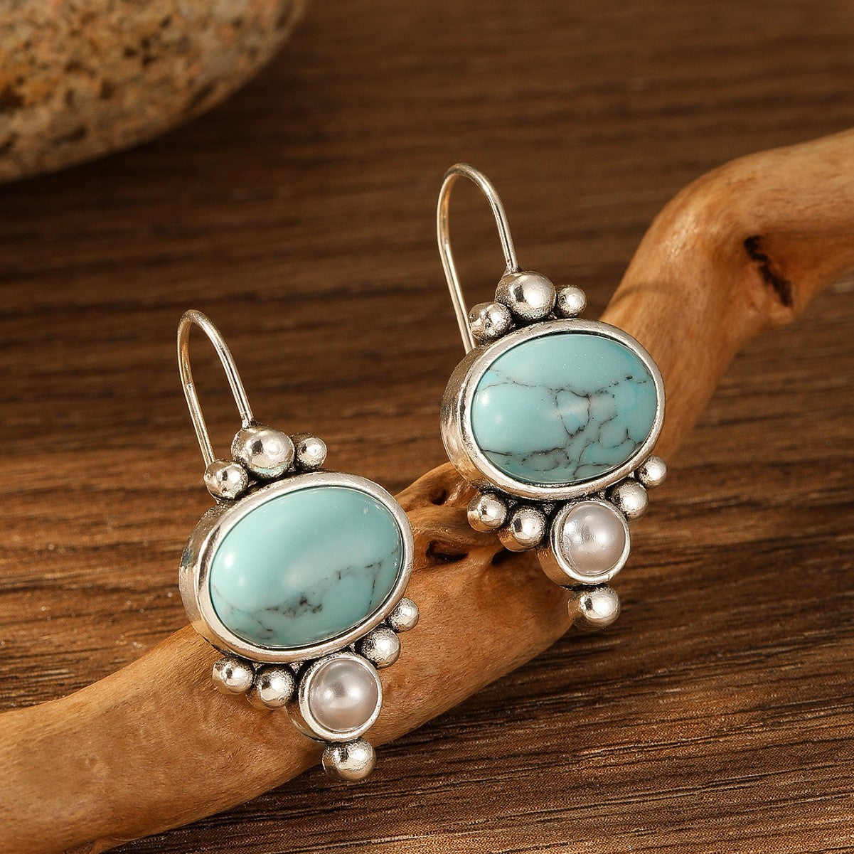 Briselle Shorelight Earrings | White Gold Maya Henry Jewelry
