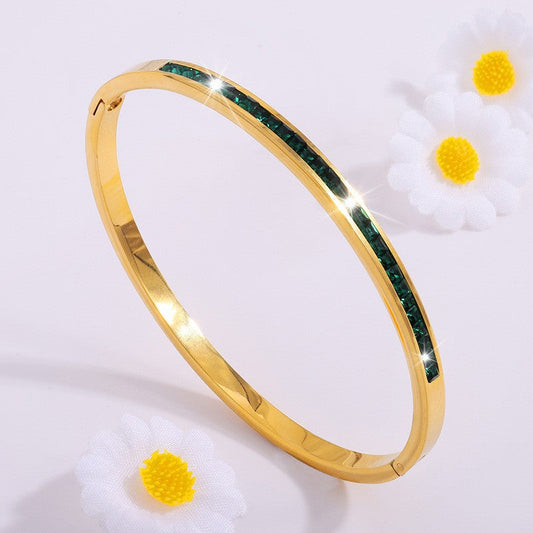 Celeste Viride Bracelet | Gold Maya Henry Jewelry