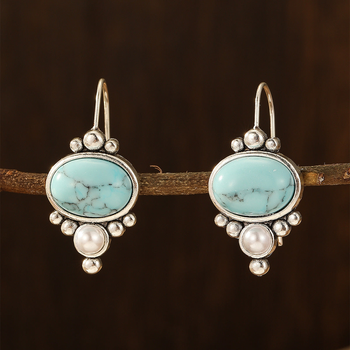 Briselle Shorelight Earrings | White Gold Maya Henry Jewelry