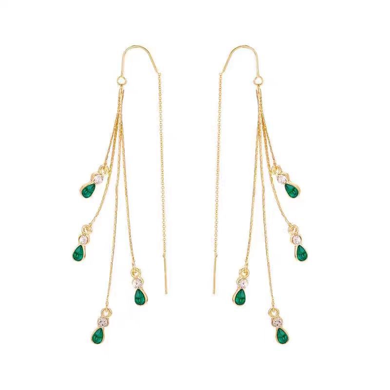 Calista Moreau Tassel Earrings | Gold Maya Henry Jewelry