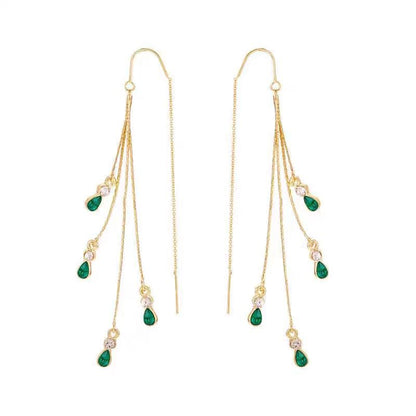 Calista Moreau Tassel Earrings | Gold Maya Henry Jewelry