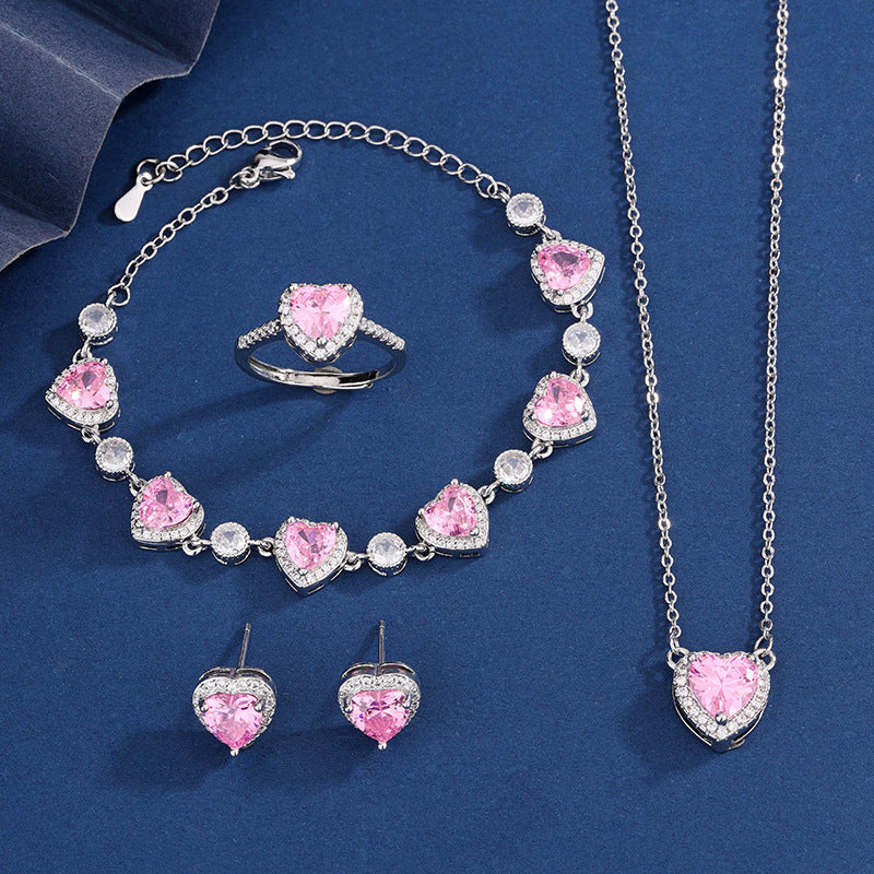 Juliette Amour Set | White Gold Maya Henry Jewelry